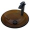 Novatto TY Glass Vessel Bathroom Sink Set, Oil Rubbed Bronze NSFC-168T136ORB - alternate 2